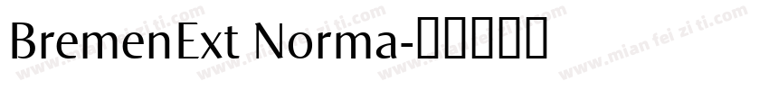BremenExt Norma字体转换